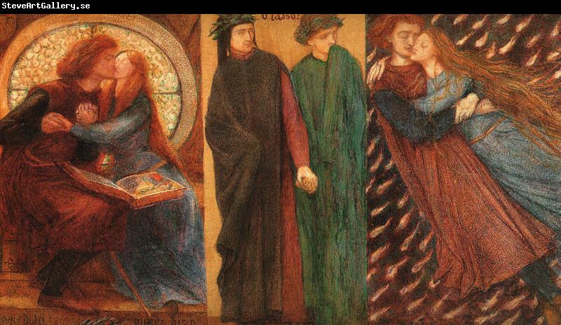 Dante Gabriel Rossetti Paolo and Francesca da Rimini